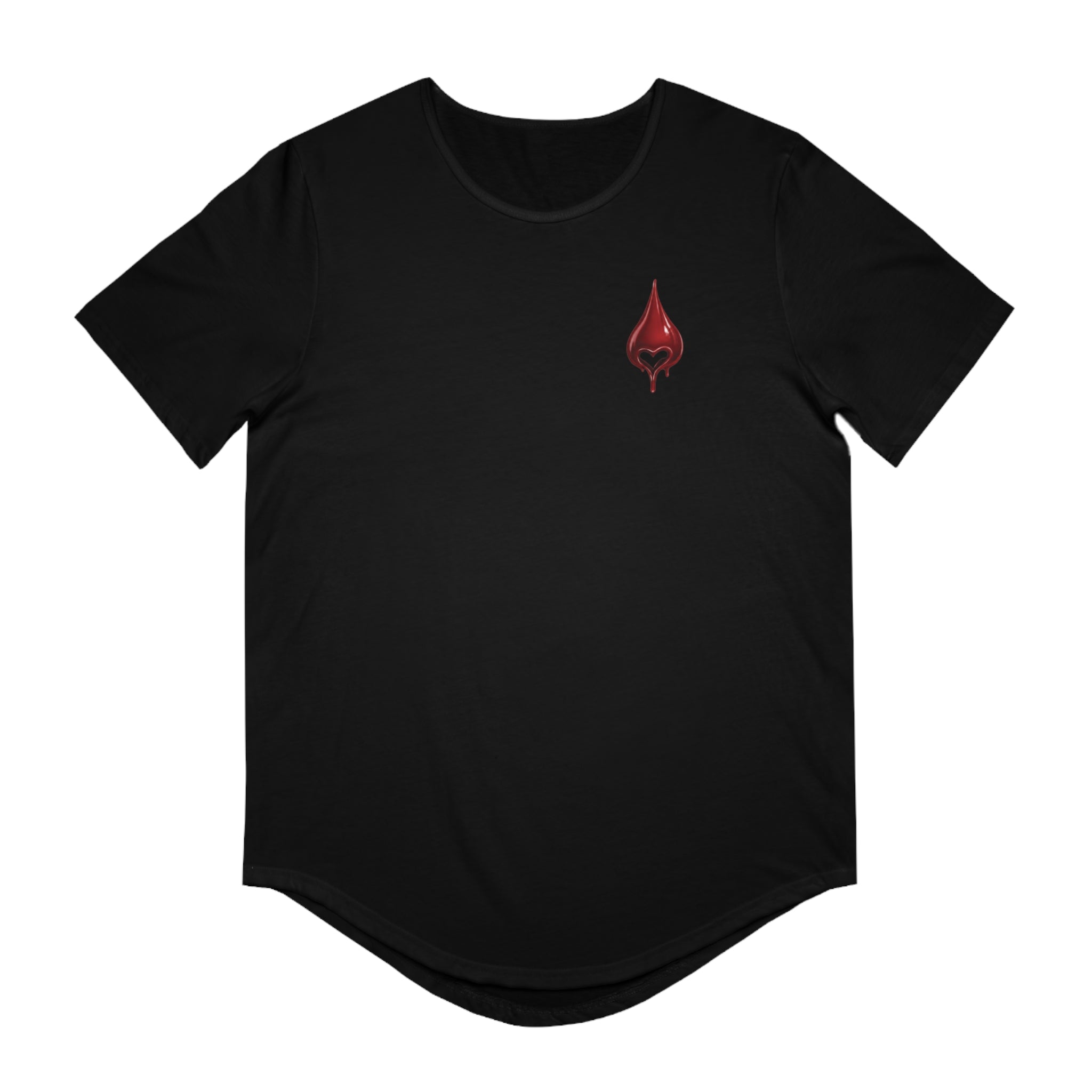 The Blood Heart Drop Tail T-Shirt