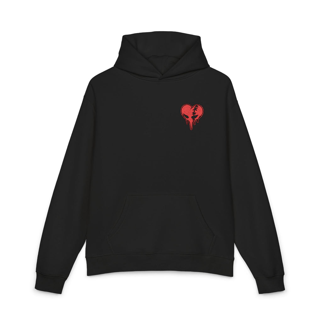 Laced Heart "REMNANT" Embroidered Hoodie