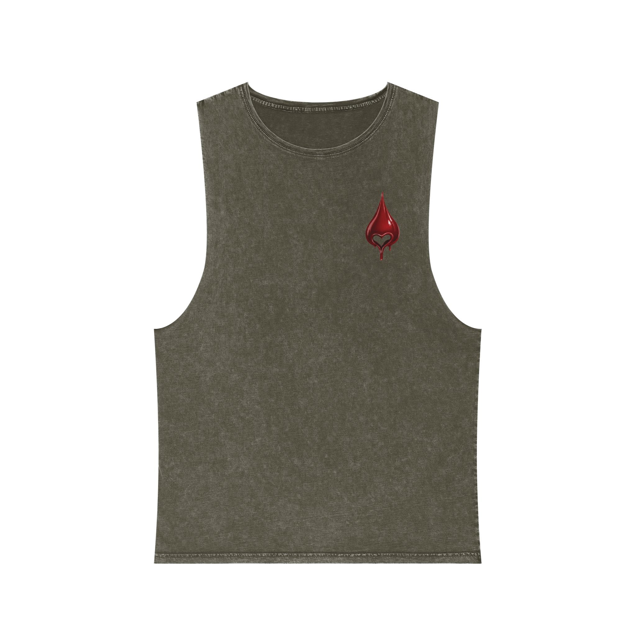 Blood Heart Stoned Tank